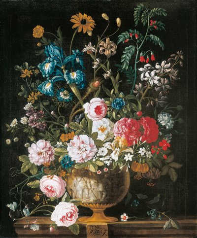 June, from The Twelve Months of Flowers, a floral calendar of still lifes by Pieter Casteels