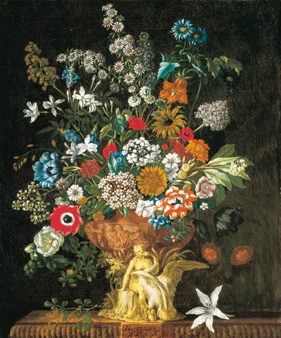 November, from The Twelve Months of Flowers, a floral calendar of still lifes by Pieter Casteels