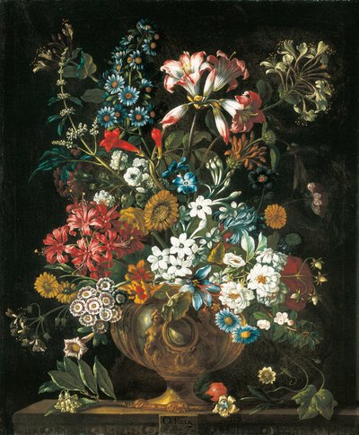 October, from The Twelve Months of Flowers, a floral calendar of still lifes by Pieter Casteels