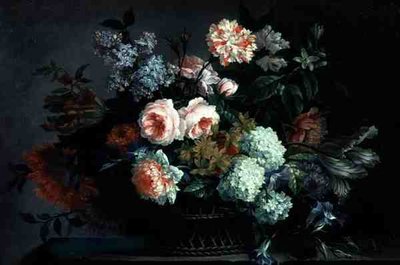 Still Life of Flowers by Pieter Casteels