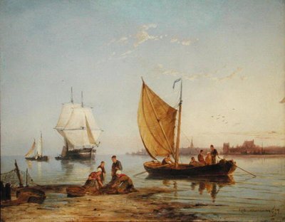 Off Overschie Holland by Pieter Christiaan Cornelis Dommelshuizen