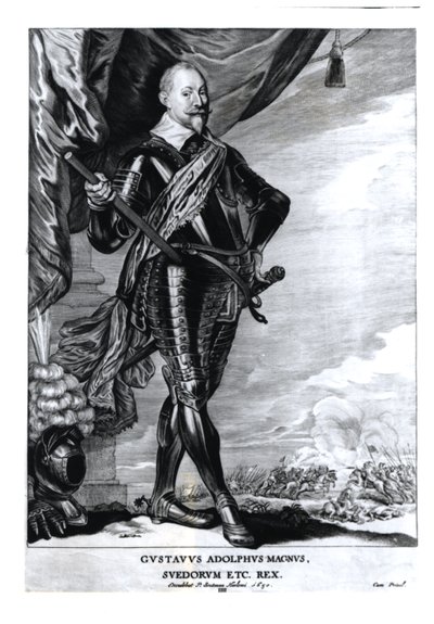 Portrait of Gustavus Adolphus the Great, King of the Swedes by Pieter Claesz Soutman