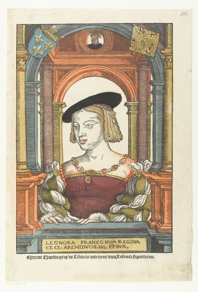 Portrait of Eleonora of France by Pieter Coecke van Aelst (I) (circle of)