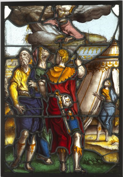Window Depicting Moses on Mount Sinai by Pieter Coecke van Aelst (I) (circle of)