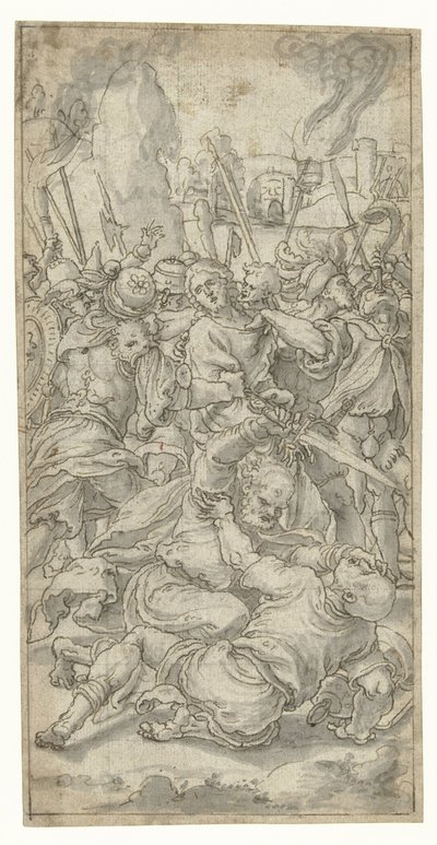 Arrest of Christ by Pieter Coecke van Aelst (I)