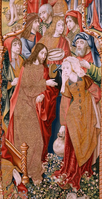 Flemish Tapestry. Series Episodes from the Life of the Virgin. The Prophecies are Fulfilled at the Birth of Christ. First Tapestry in the Series. Models Attributed to Jan von Roome (or van Brussel). by Pieter Coecke van Aelst