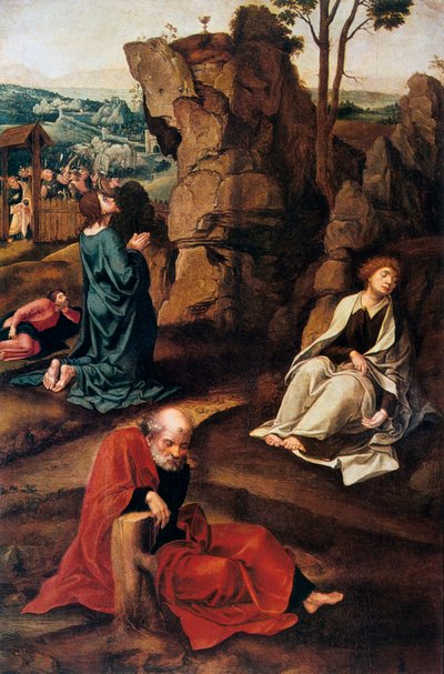 The Agony in the Garden by Pieter Coecke van Aelst
