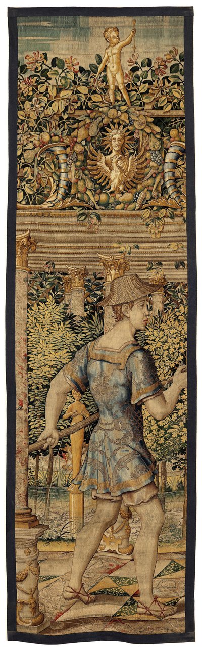 Vertumnus and Pomona: Vertumnus transformed into a fisherman, c.1550 by Pieter Coecke van Aelst
