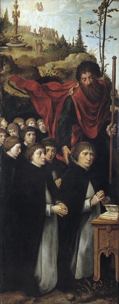 The Apostle Saint James the Great with Preachers (Right Panel of The Last Judgment Triptych) by Pieter Coecke van Aelst