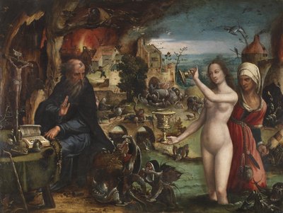 The Temptation of Saint Anthony by Pieter Coecke van Aelst
