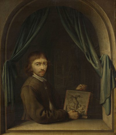 Portrait of a Painter by Pieter Cornelisz. van Egmondt (attributed to)