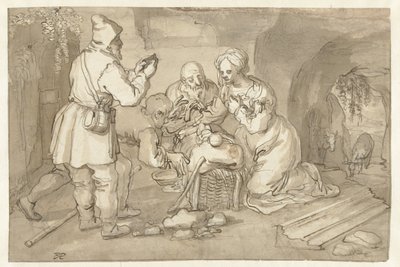 Adoration of the Shepherds by Pieter Cornelisz. van Rijck