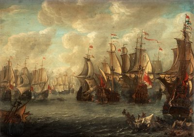 The Raid on the Medway, 1667 by Pieter Cornelisz van Soest