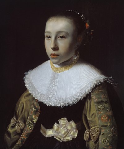Portrait of a Young Girl by Pieter Dubordieu