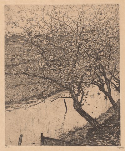 Apple Trees along the Side of a Ditch by Pieter Dupont