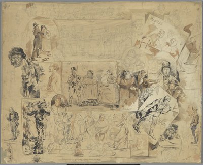 Caricatures by Pieter Dupont