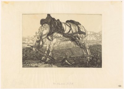 Resting Plow Horse by Pieter Dupont