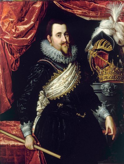 Portrait of Christian IV, King of Denmark by Pieter Fransz. Isaacsz.