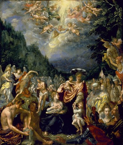 The Baptism of Christ by Pieter Fransz. Isaacsz.