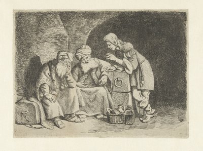 Joseph Interprets the Dreams of the Baker and the Cupbearer by Pieter Fransz de Grebber