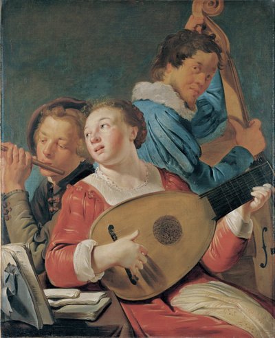 Musicians by Pieter Fransz. de Grebber