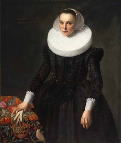 Portrait of a Young Lady by Pieter Fransz. de Grebber