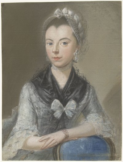 Portrait of Susanna van Os-de la Croix by Pieter Frederik de la Croix