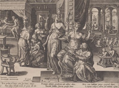 Child Birth, from The Course of Human Life, 1570 by Pieter Furnius