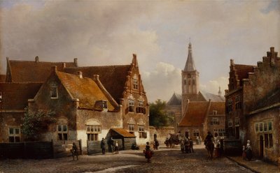 Street in a Dutch Town by Pieter Gerard Vertin
