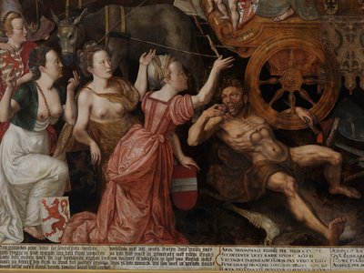 Detail of Allegory of the 1577 Peace in the Low Countries (detail) by Pieter II Claeissens