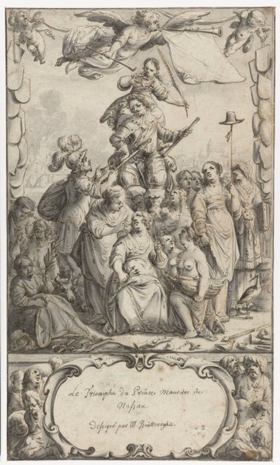 Frontispiece Design for Frederick Hendrick van Nassau by Pieter Jansz