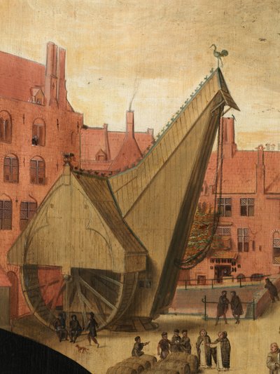 Portrait of Jan van Eyewerve (detail) by Pieter Jansz. Pourbus