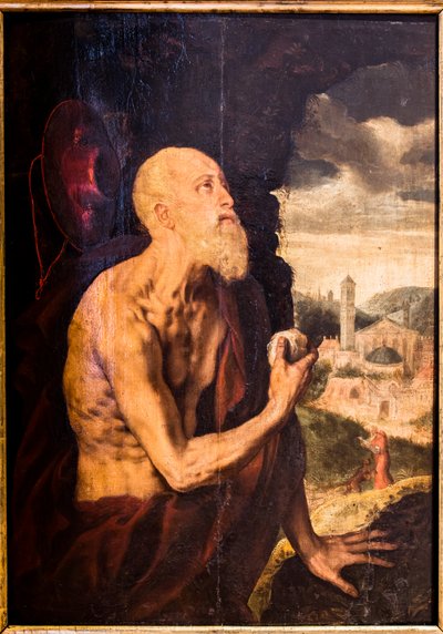 Saint Jerome the Penitent by Pieter Jansz. Pourbus