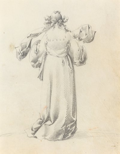 Lady Seen from Behind by Pieter Jansz Quast