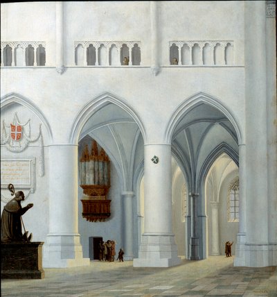 Interior of the Church of Saint Bavon in Haarlem by Pieter Jansz Saenredam