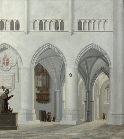 Interior of the Church of St. Bavo, Haarlem, 1630 by Pieter Jansz Saenredam