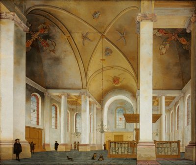 The Nieuwe Kerk in Haarlem by Pieter Jansz Saenredam