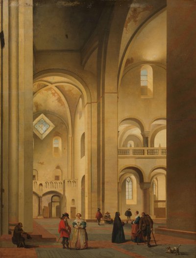 The Transept of the Mariakerk in Utrecht, seen from the Northeast by Pieter Jansz Saenredam
