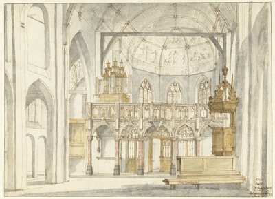 View of the Choir of the Sint-Petruskerk, 