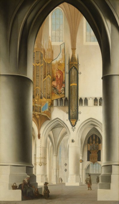 Interior of the Church of St Bavo in Haarlem by Pieter Janszoon Saenredam