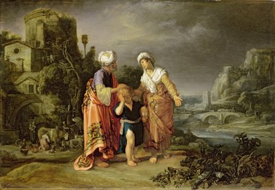 The Expulsion of Hagar, 1612 by Pieter Lastman
