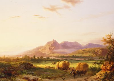 Bringing in the Harvest by Pieter Lodewijk Francisco Kluyver
