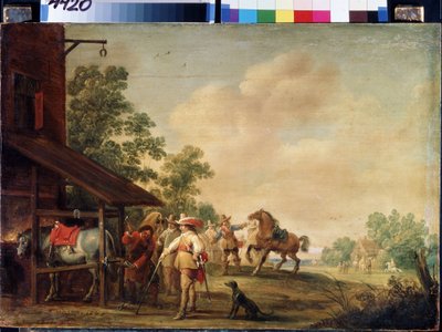 A Forge by Pieter Meulener