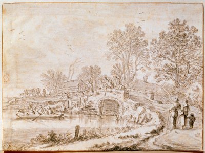 Bridge Over a Channel Month of May by Pieter Molijn
