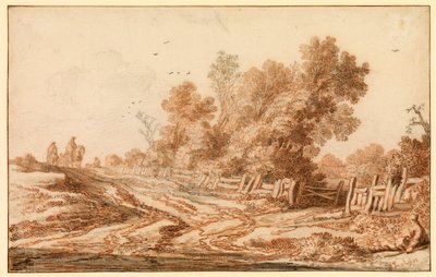 Landscape with Travellers on a Road by Pieter Molijn