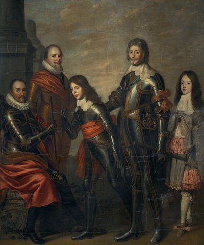 Four Generations of the Princes of Orange: William I, Maurice and Frederick Henry, William II and William III by Pieter Nason