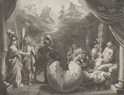 Allegory on the Discord in France, from Caspar Barlaeus, Medicea Hospes by Pieter Nolpe