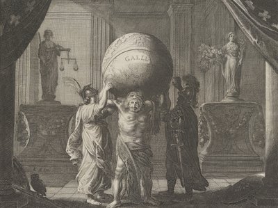 Plate 13: Allegory on the Discord in France, from Caspar Barlaeus, Medicea Hospes by Pieter Nolpe
