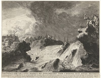 The Breach of the Saint Anthony’s Dike near Amsterdam by Pieter Nolpe