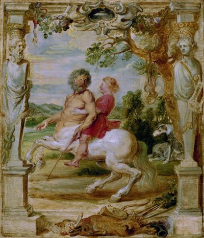 Achilles educated by the centaur Chiron by Peter Paul Rubens